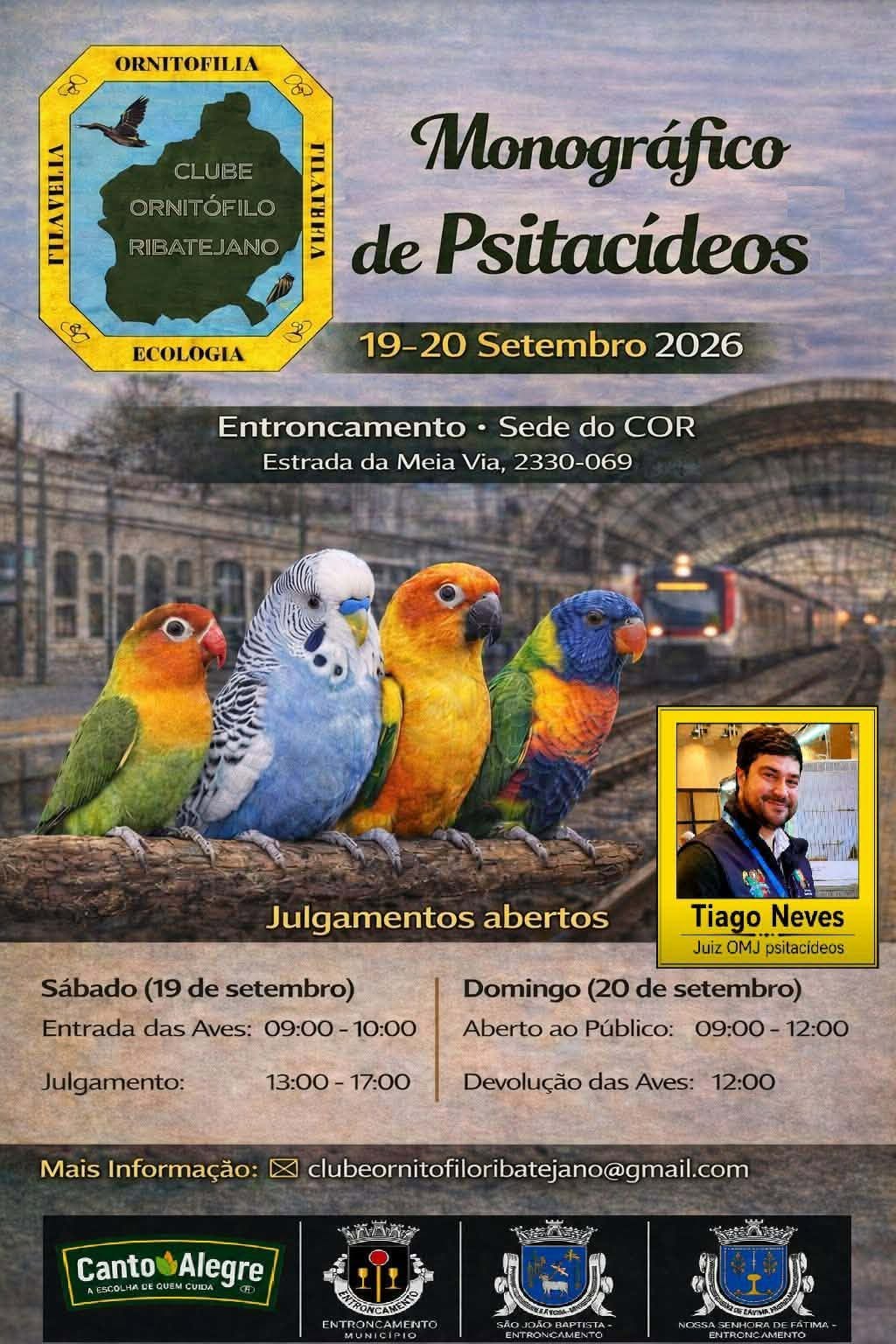 Abertura oficial da Monográfica de PSITACIDEOS do Clube Ornitófilo Ribatejano